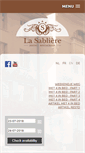 Mobile Screenshot of lasabliere.be